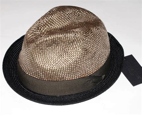 Frank Sinatra Ole Blue Eyes Dorfman Pacific Mens Ramie Hemp Straw Fedora Hat New | eBay