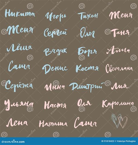 Russian Female Names – Telegraph