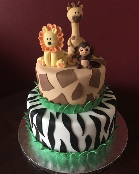 Safari Baby Shower Cake