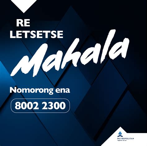 Our Call Centre toll free line... - Metropolitan Lesotho