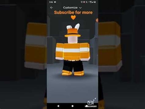 MORE AMAZING roblox avatar outfit ideas with orange top hat 🍊🥕!! (#roblox) 2021 - YouTube