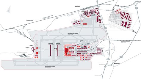 Map of Berlin airport transportation & terminal