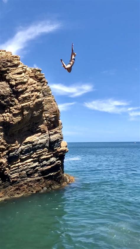 Cliff Jumping at Second Valley, South Australia