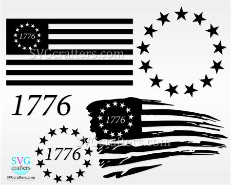 Betsy ross svg betsy ross flag svg 1776 svg 13 star flag | Etsy