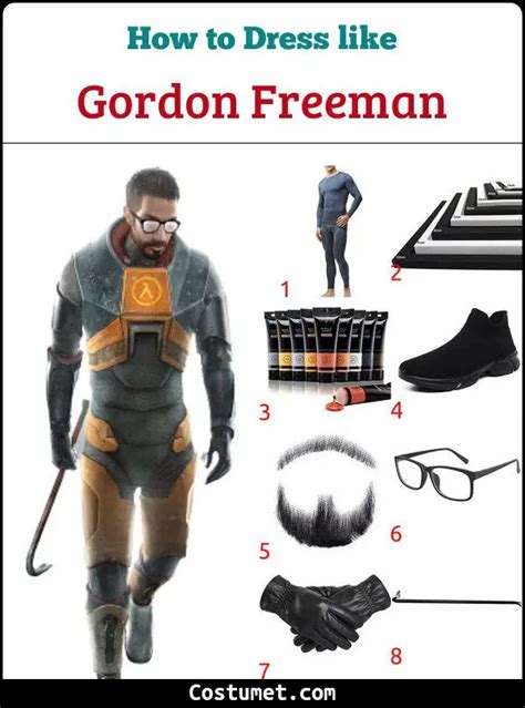 Gordon Freeman (Half-Life) Costume for Halloween