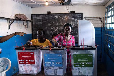 Liberia prepares for runoff presidential election after initial vote stalemate - WADR