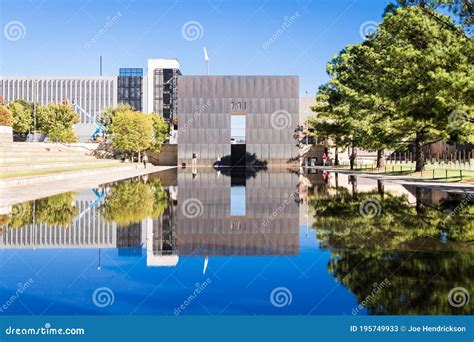 Oklahoma City National Memorial in Oklahoma City, OK. Editorial Stock Photo - Image of fall ...