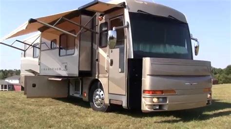 2006 Fleetwood American Tradition 40z luxury class A diesel pusher motorhome walk-through ...