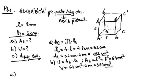 Prisma dreapta Calcul de arii si volum - YouTube