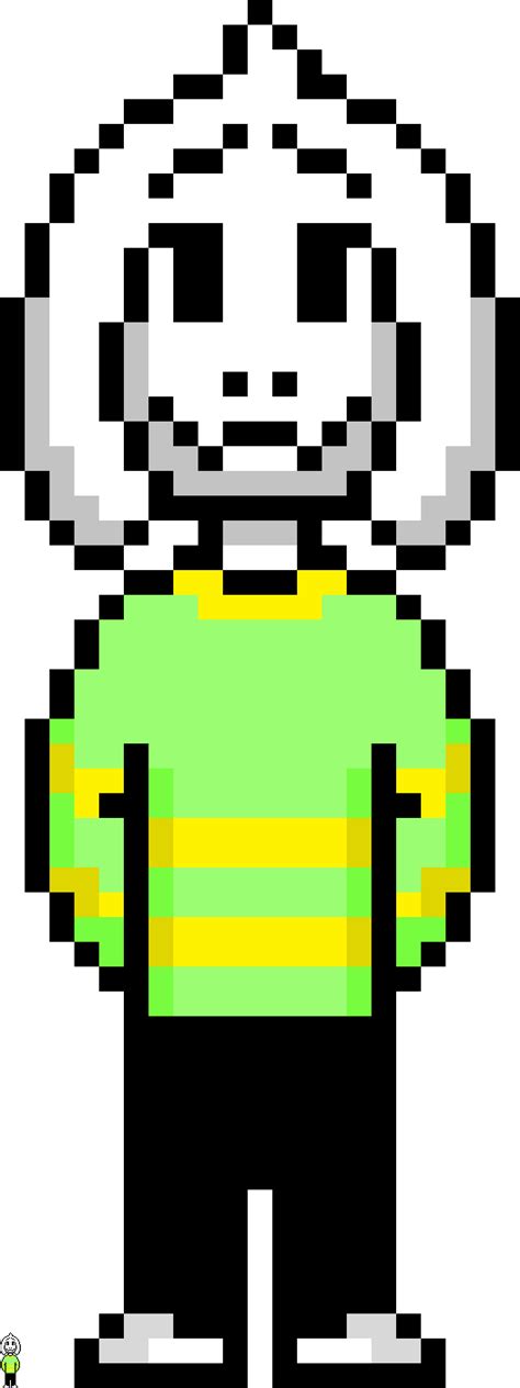 New Asriel sprite by flambeworm370 on DeviantArt