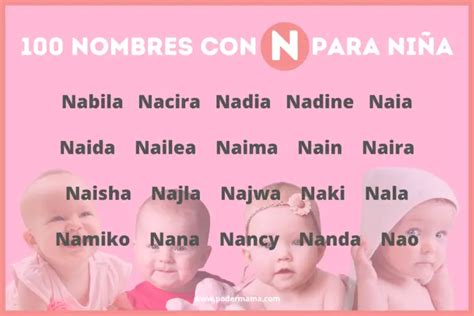 100 Nombres con N para niña, origen y significado. - Poder Mamá