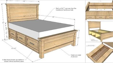 Wooden Queen Size Bed Frame Plans – Hanaposy