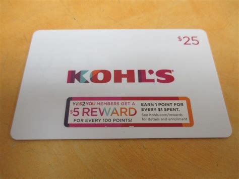 $25 Kohl's Gift Card With Free Shipping #Kohls | Gift card, Gift card ...