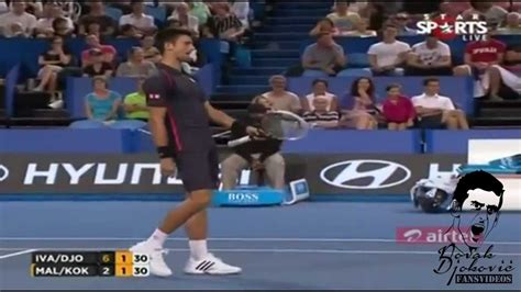 Novak Djokovic Imitates Ana Ivanovic // Very Funny // HOPMAN CUP 2013 ...