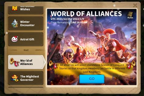 World of Alliances - New KvK - Rise of Kingdoms