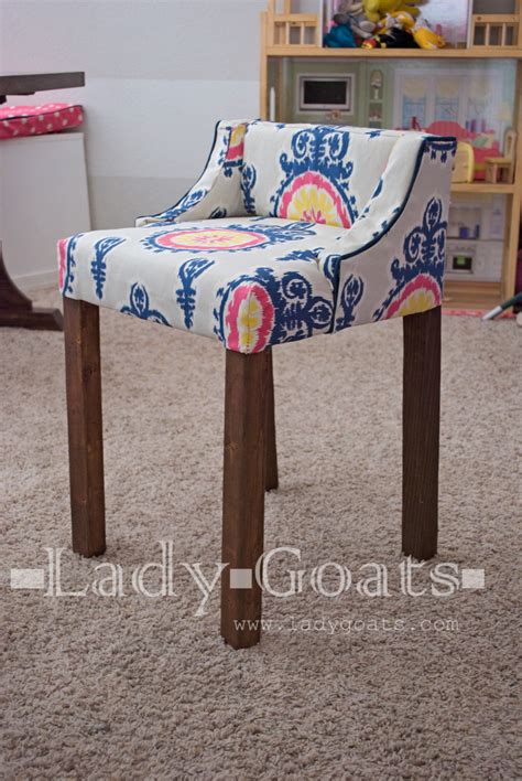 Lady Goats: DIY Slipper Chair Slipcover Without a Template