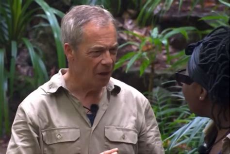 I'm A Celebrity's Nella Rose accuses Nigel Farage of being 'anti-immigrant' and asks: 'Why don't ...