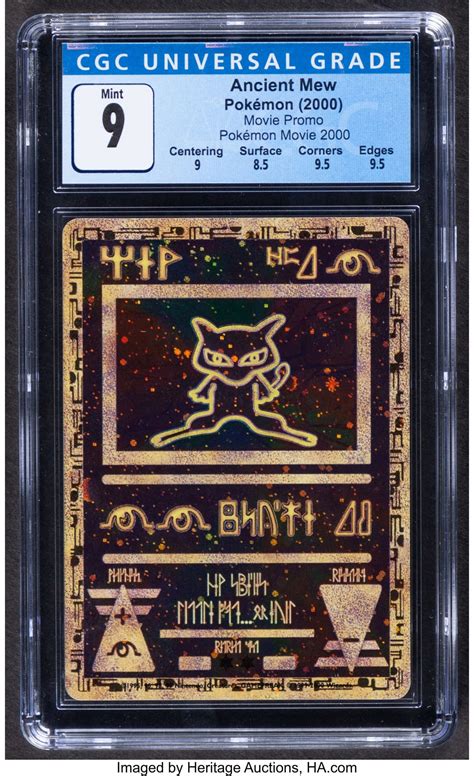 Pokémon TCG: Ancient Mew Promotional Card On Auction At Heritage