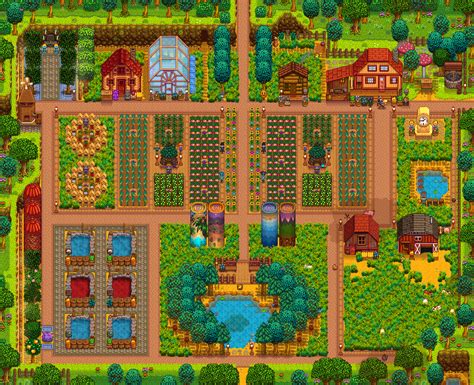 This is my farm during summer, Year 5! : StardewValley