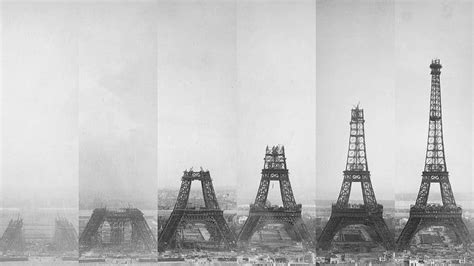 Progress of the Eiffel Tower being built - Awesome | Torre eiffel ...