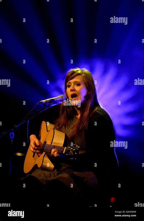 Adele Performing In Concert - London Stock Photo - Alamy