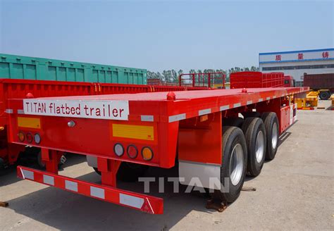 20 foot flatbed container trailer