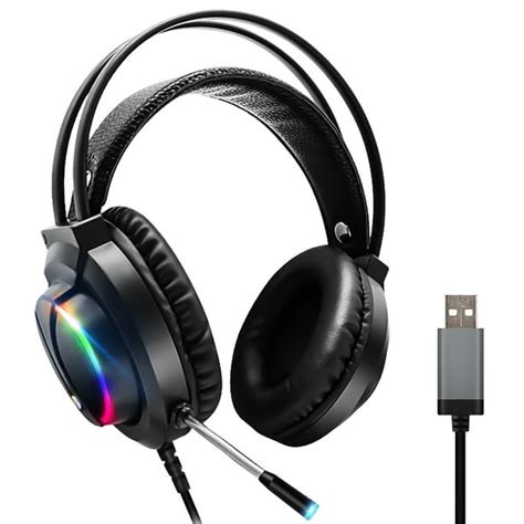 USB Stereo Gaming Headset with 7.1 Surround Sound for PC, Noise ...