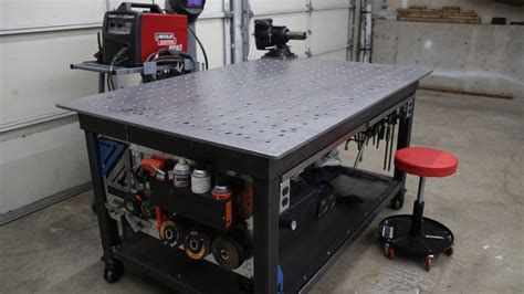 Homemade Welding Fixture Table Workbench built from scratch