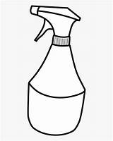 Spray Bottle Coloring Page sketch template