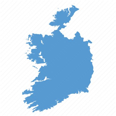 Country, european, ireland, irish, location, map, navigation icon