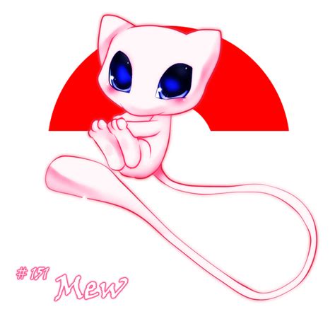 Mew - Mew (pokemon) Fan Art (35827883) - Fanpop