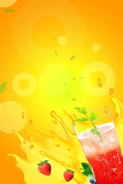 Tropical Fruit Mixed Juice Background Wallpaper Image For Free Download - Pngtree | Tropical ...