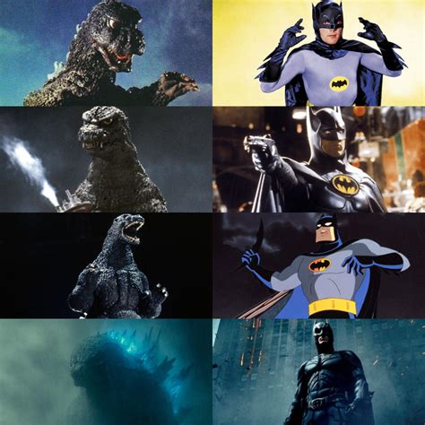 Godzilla and Batman Evolution comparison by SP-Goji-Fan on DeviantArt