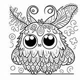 A Very Cute Monster coloring Page  Download Print Or Color Online For sketch template