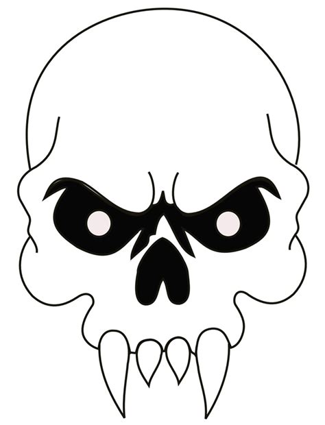 Simple Skull Tattoo Drawing