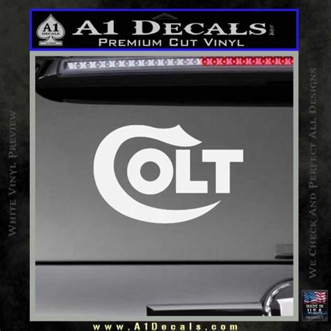 Colt Firearms Decal Sticker » A1 Decals