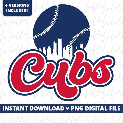 Cubs Sublimation Png, Baseball Png, Png Files, Cubs Tumbler Png, Cubs ...