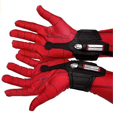 Spider-man Web Shooters for Kids, Superhero Web Shooters Cosplay Launcher Bracers Toy (Include ...