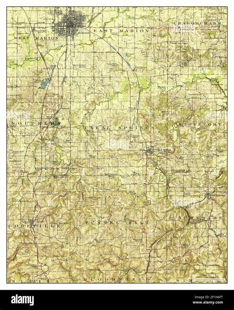 Marion illinois map Cut Out Stock Images & Pictures - Alamy