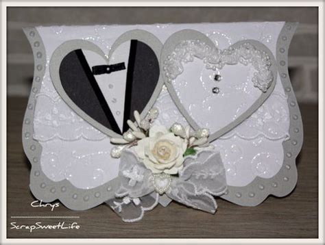 carte scrapbooking pour mariage