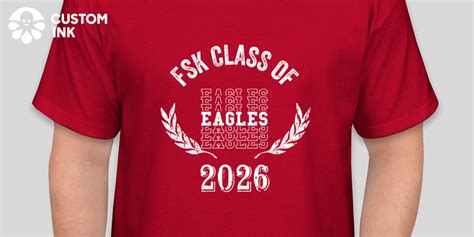 Class of 2026 T-Shirt Sale Custom Ink Fundraising