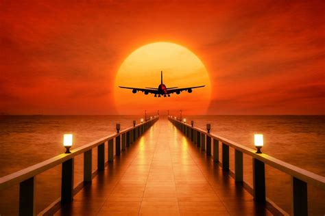 Airport Sunrise Wallpapers - Top Free Airport Sunrise Backgrounds ...