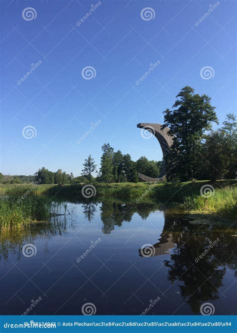 Observation Tower in Kirkilai Lakes Near Birzai, Lithuania Stock Photo - Image of outdoor ...