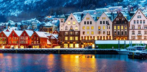 Premium Photo | Bergen city in norway