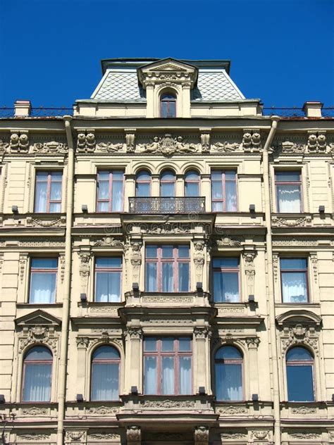 Fragment of a Building Facade on Nevsky Prospekt Stock Image - Image of majestic, facade: 13191783