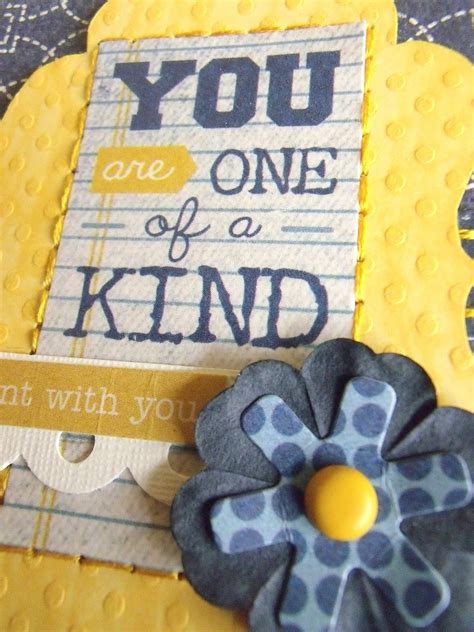 Scrap-Utopia: You are One of a Kind (Authentique Card)