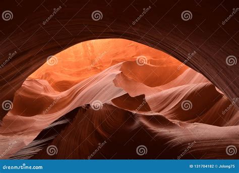 Sunrise in Antelope Canyon stock photo. Image of fall - 131704182