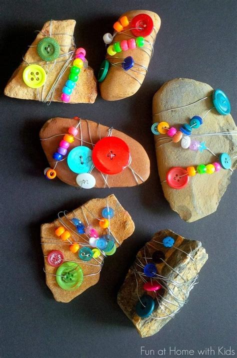 Pin on Vaderdag | Nature crafts, Crafts for kids, Rock crafts