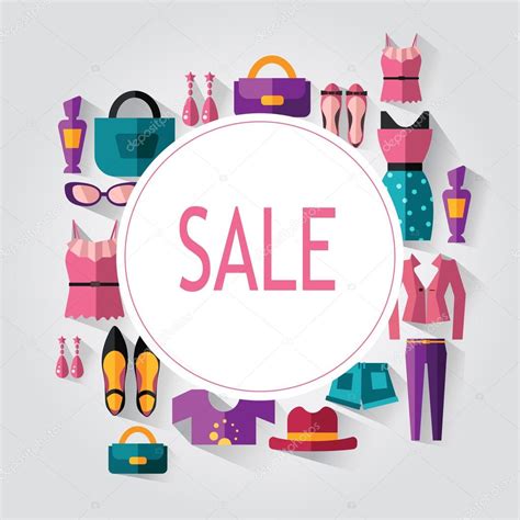 Women clothing sale Stock Vector Image by ©Scorpion333 #75758545