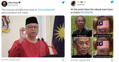 Disgruntled M'sians create memes to show disapproval of new PM Ismail Sabri - Mothership.SG ...